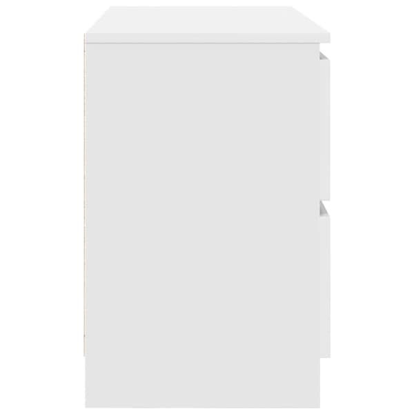 vidaXL TV-bänk vit 80x35x54 cm konstruerat trä