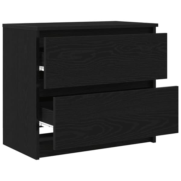 vidaXL TV-benk svart 60x35x54 cm konstruert tre