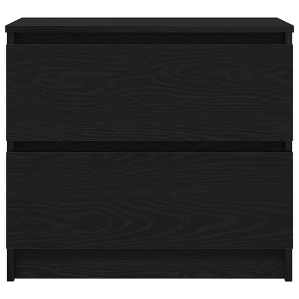 vidaXL TV-benk svart 60x35x54 cm konstruert tre
