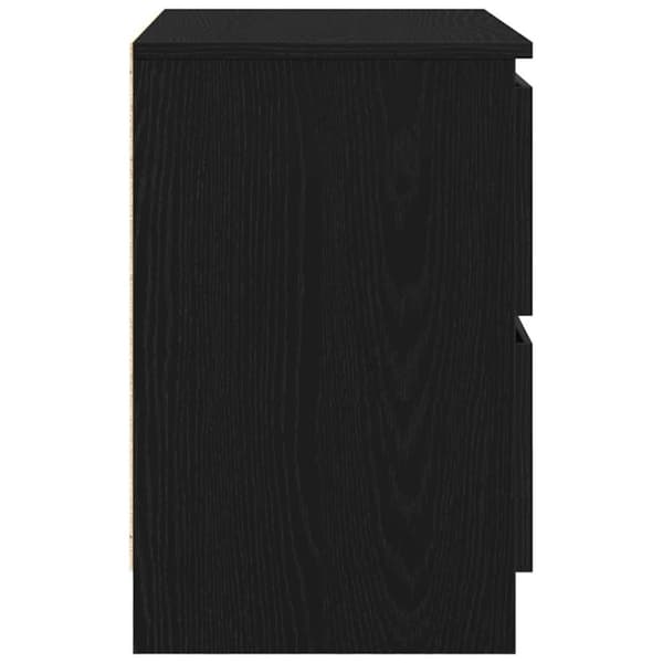 vidaXL TV-benk svart 60x35x54 cm konstruert tre