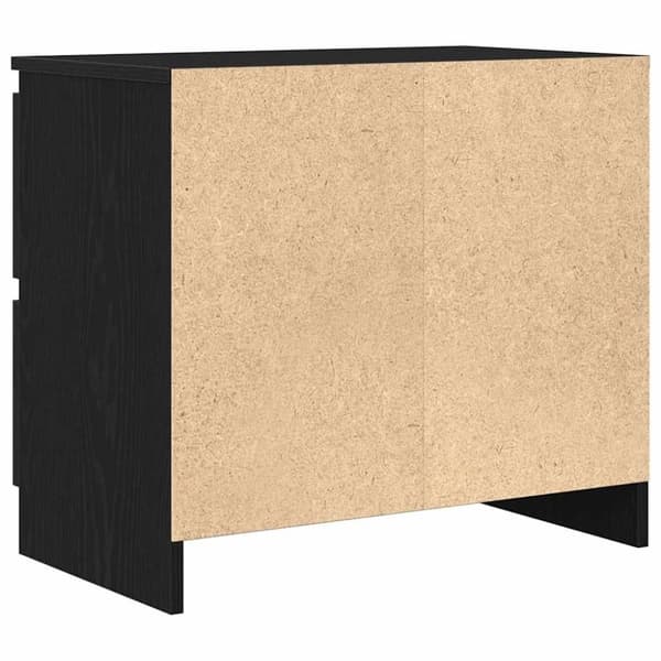 vidaXL TV-benk svart 60x35x54 cm konstruert tre