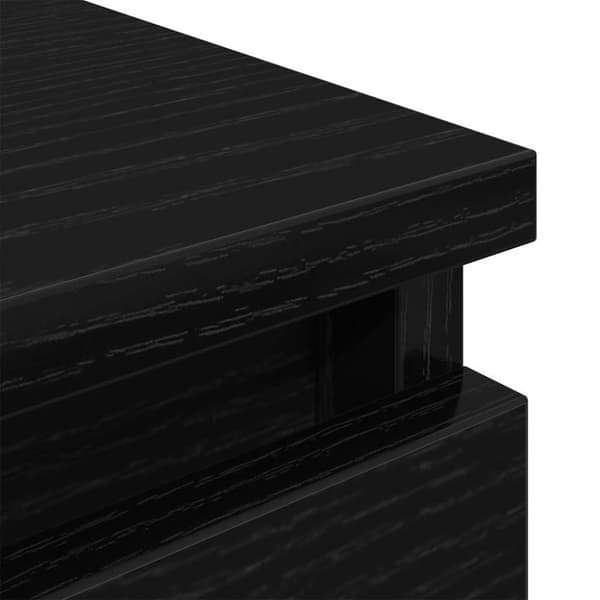vidaXL TV-benk svart 60x35x54 cm konstruert tre