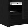 Miniatyrbilde 11 av 11: vidaXL TV-benk svart 60x35x54 cm konstruert tre