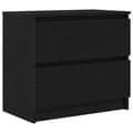 Miniatyrbilde 1 av 11: vidaXL TV-benk svart 60x35x54 cm konstruert tre