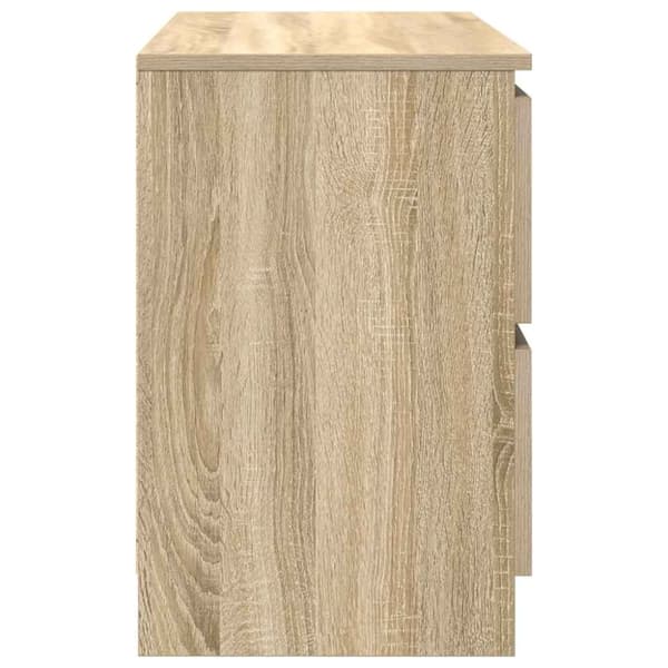 vidaXL TV-bänk sonoma ek 80x35x54 cm konstruerat trä