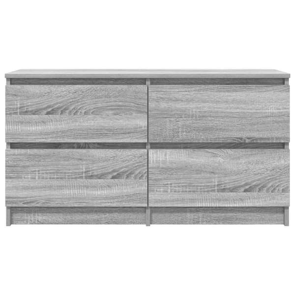 vidaXL TV-benk grå sonoma 100x35x54 cm konstruert tre