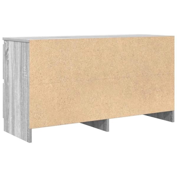 vidaXL TV-benk grå sonoma 100x35x54 cm konstruert tre