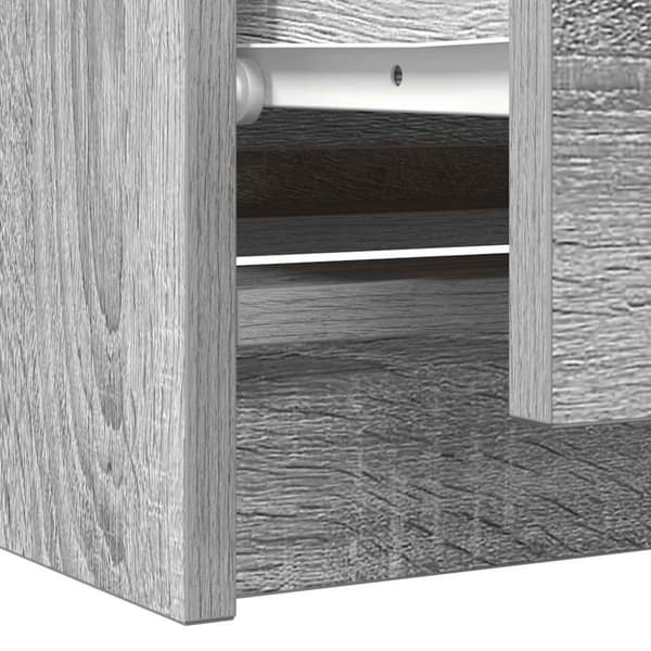 vidaXL TV-benk grå sonoma 100x35x54 cm konstruert tre