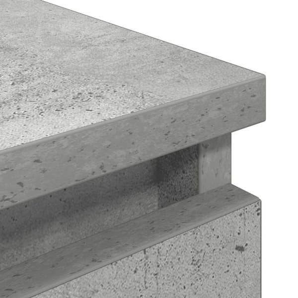 vidaXL TV-benk betonggrå 100x35x54 cm konstruert tre