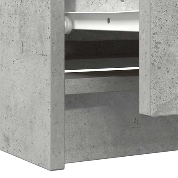 vidaXL TV-benk betonggrå 100x35x54 cm konstruert tre