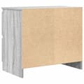 Miniatyrbilde 9 av 11: vidaXL TV-benk grå sonoma 60x35x54 cm konstruert tre