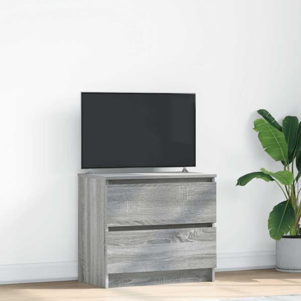 vidaXL TV-benk grå sonoma 60x35x54 cm konstruert tre