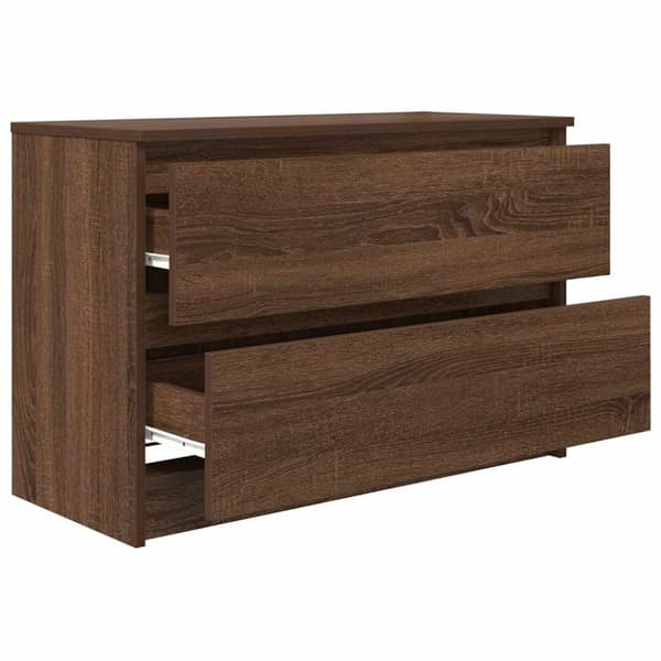 vidaXL TV-benk sonoma eik 80x35x54 cm konstruert tre