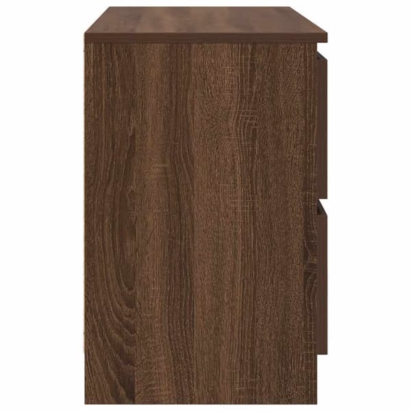 vidaXL TV-benk sonoma eik 80x35x54 cm konstruert tre