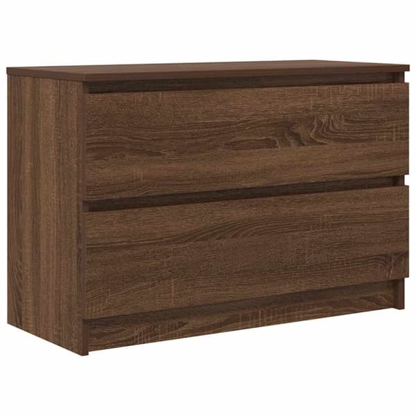 vidaXL TV-benk sonoma eik 80x35x54 cm konstruert tre