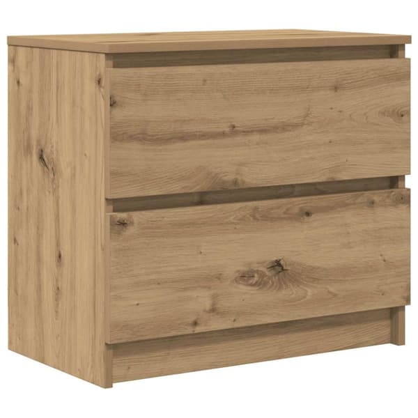 vidaXL TV-bänk hantverksmässig ek 60x35x54 cm konstruerat trä