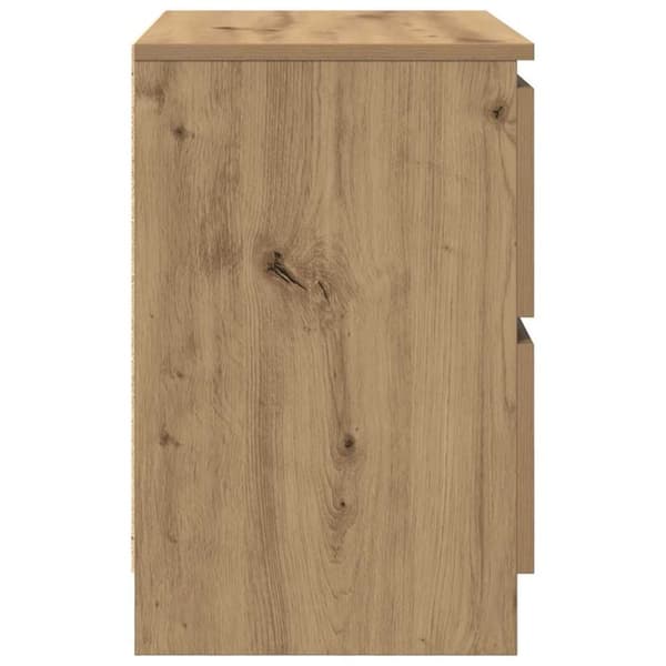 vidaXL TV-bänk hantverksmässig ek 60x35x54 cm konstruerat trä