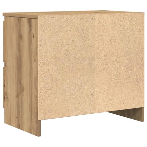 vidaXL TV-bänk hantverksmässig ek 60x35x54 cm konstruerat trä