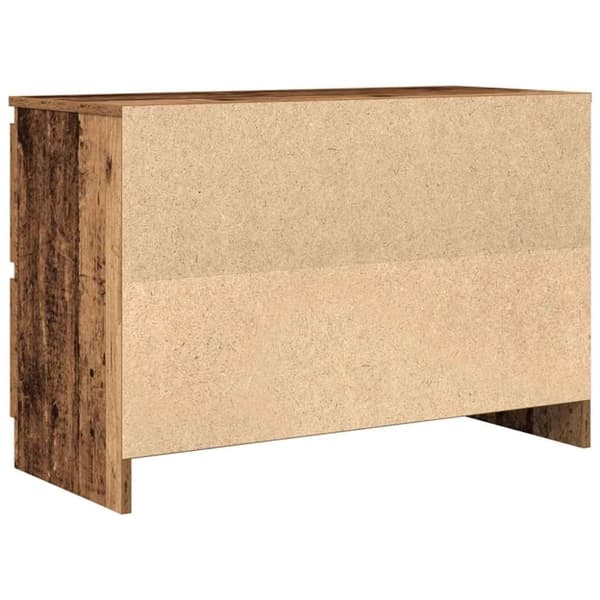 vidaXL TV-bänk gammalt trä 80x35x54 cm konstruerat trä