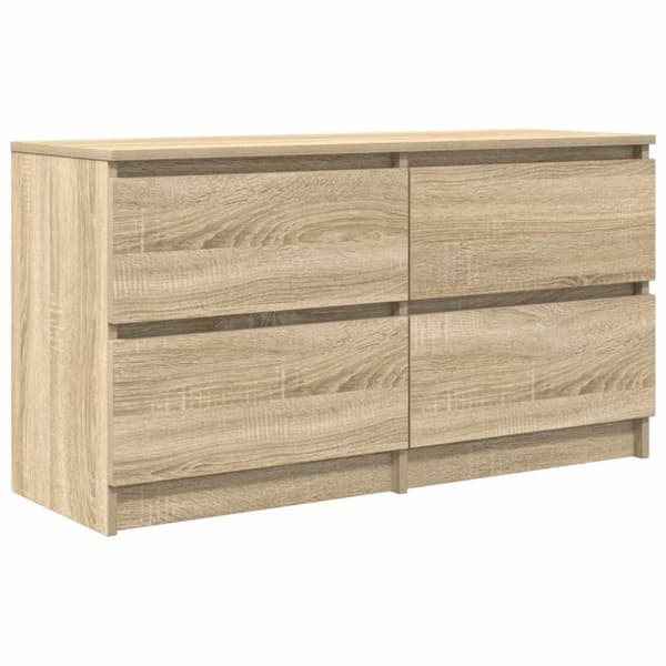 vidaXL TV-bänk sonoma ek 100x35x54 cm konstruerat trä