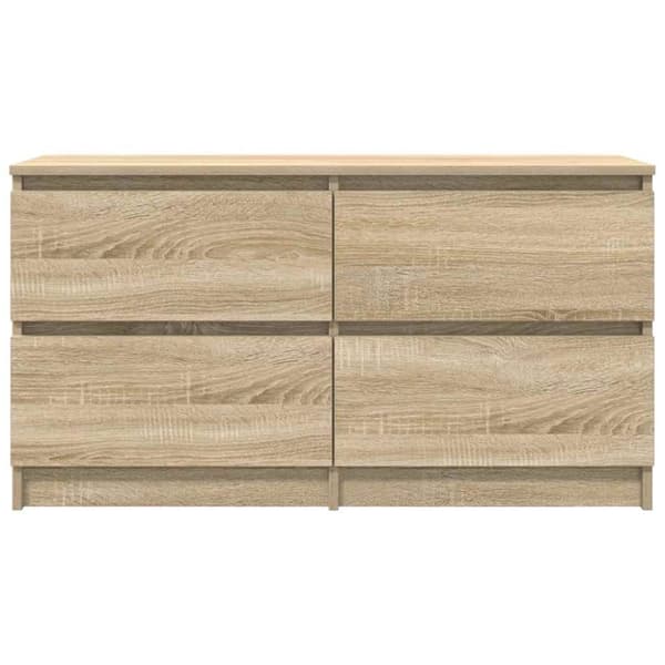vidaXL TV-bänk sonoma ek 100x35x54 cm konstruerat trä