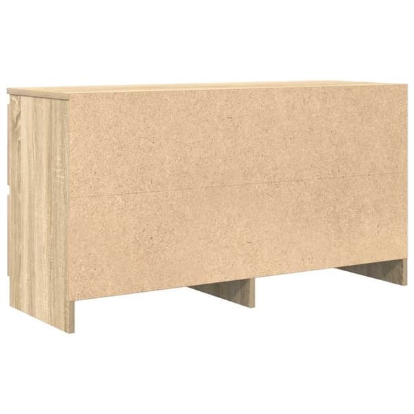 vidaXL TV-bänk sonoma ek 100x35x54 cm konstruerat trä