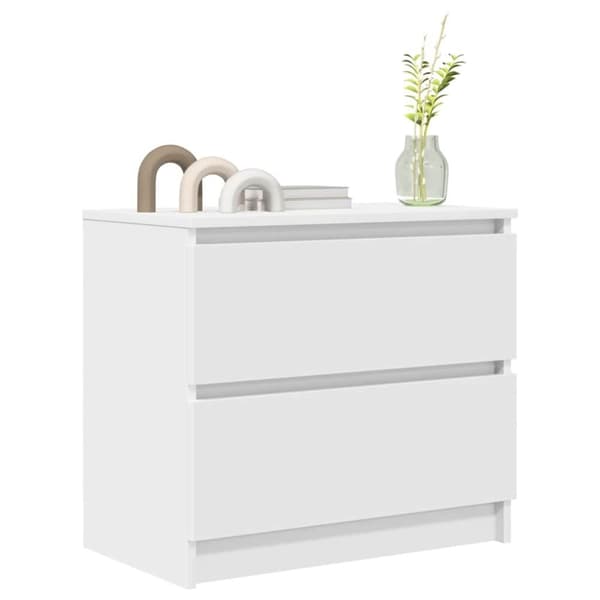 vidaXL TV-benk hvit 60x35x54 cm konstruert tre