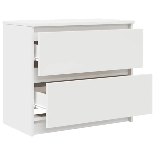 vidaXL TV-benk hvit 60x35x54 cm konstruert tre