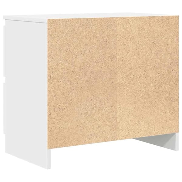 vidaXL TV-benk hvit 60x35x54 cm konstruert tre