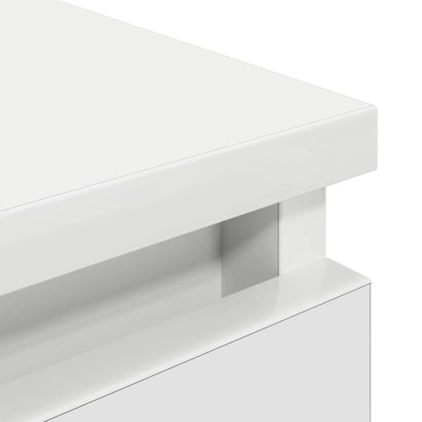 vidaXL TV-benk hvit 60x35x54 cm konstruert tre