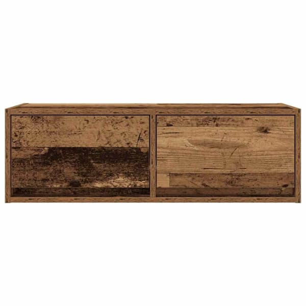 vidaXL TV Kaapit 2 kpl vanha puu 80x31x25,5 cm suunniteltu puu