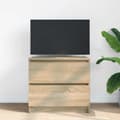 Miniatyrbild 4 av 11: vidaXL TV-bänk sonoma ek 60x35x54 cm konstruerat trä