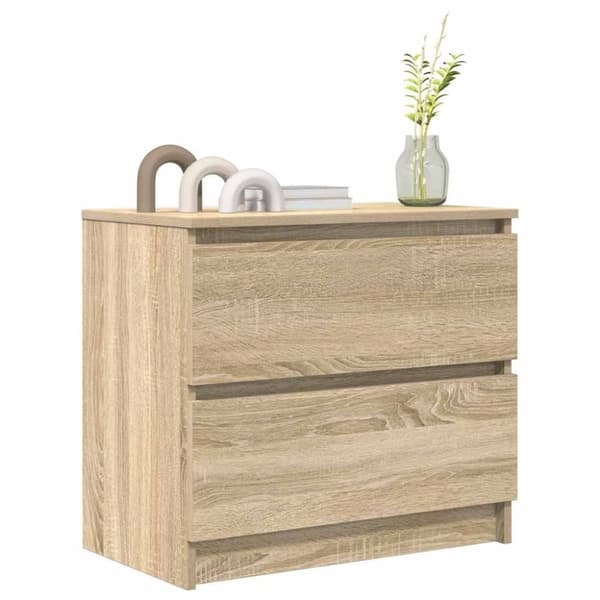 vidaXL TV-bänk sonoma ek 60x35x54 cm konstruerat trä