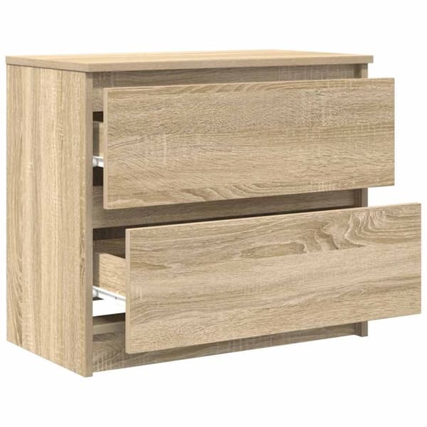 vidaXL TV-bänk sonoma ek 60x35x54 cm konstruerat trä