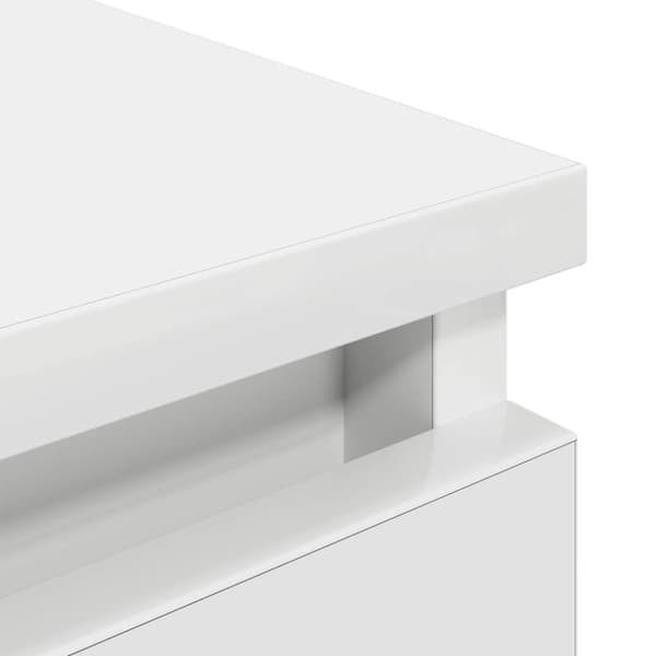 vidaXL tv-bord 80x35x54 cm konstrueret træ hvid