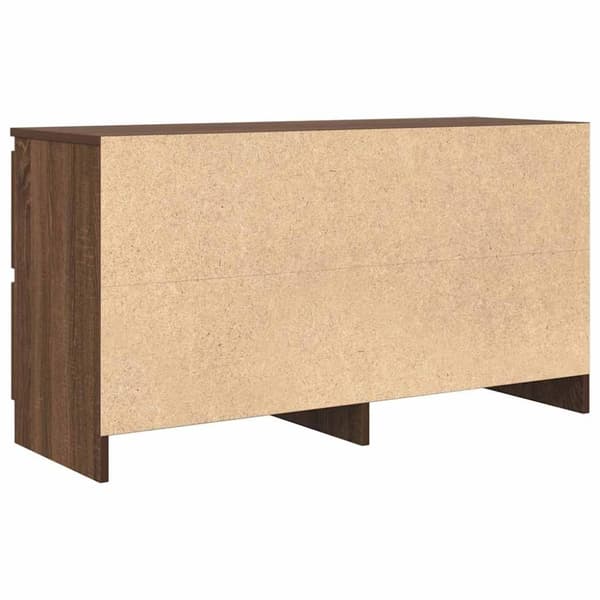 vidaXL TV-bänk brun ek 100x35x54 cm konstruerat trä