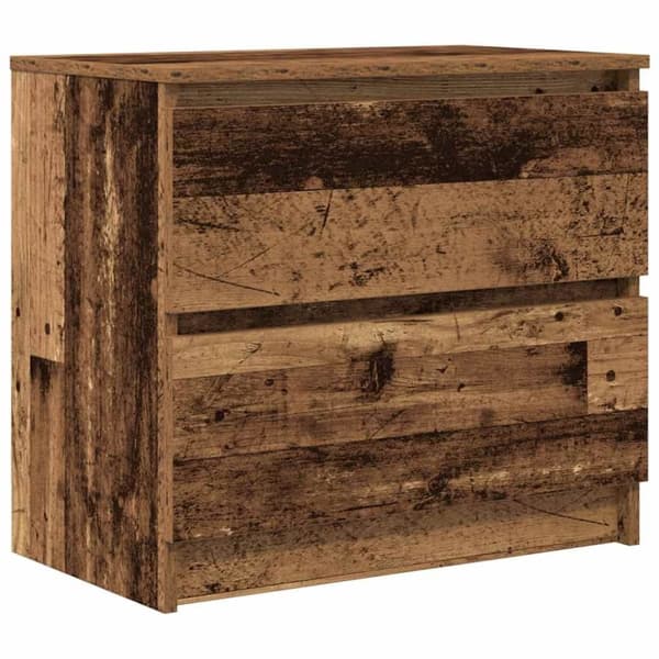 vidaXL TV-benk gammelt tre 60x35x54 cm konstruert tre