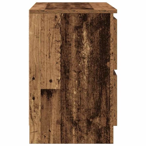 vidaXL TV-benk gammelt tre 60x35x54 cm konstruert tre