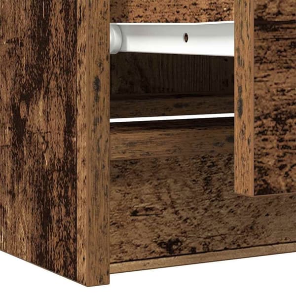 vidaXL TV-benk gammelt tre 60x35x54 cm konstruert tre