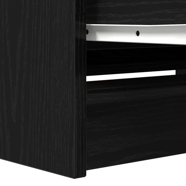 vidaXL TV-bänk svart 80x35x54 cm konstruerat trä