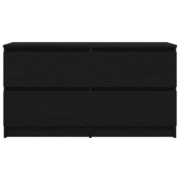 vidaXL TV-benk svart 100x35x54 cm konstruert tre