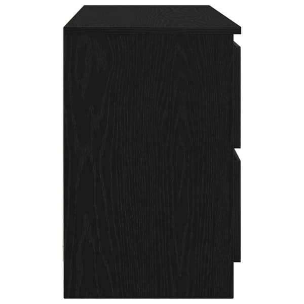 vidaXL TV-benk svart 100x35x54 cm konstruert tre