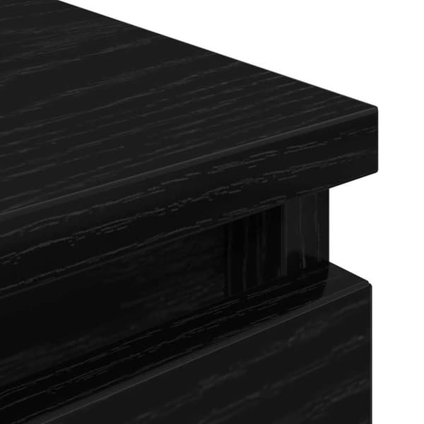 vidaXL TV-benk svart 100x35x54 cm konstruert tre