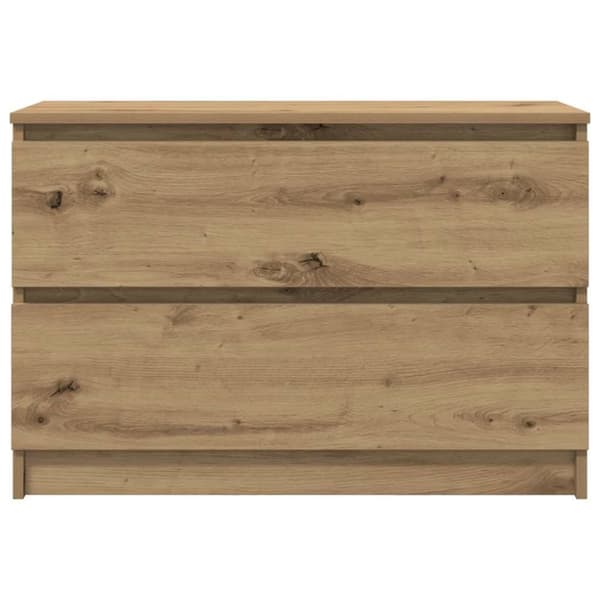 vidaXL TV-benk artisan eik 80x35x54 cm konstruert tre