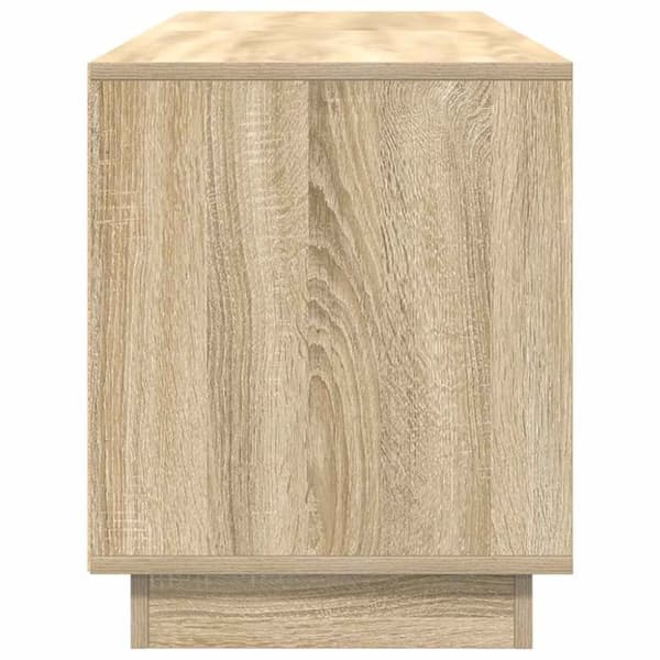 vidaXL TV-taso LED-valoilla Sonoma-tammi 160,5x41x50 cm