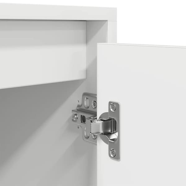vidaXL tv-bord 188,5x41x50 cm konstrueret træ hvid