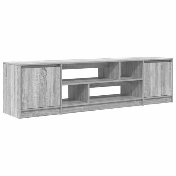 vidaXL TV-benk grå sonoma 188,5x41x50 cm konstruert tre