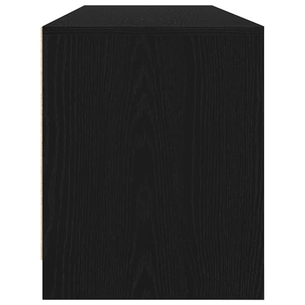 vidaXL TV-benk svart eik 188,5x41x50 cm konstruert tre