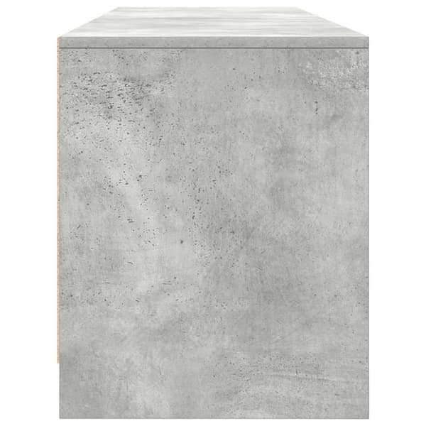 vidaXL TV-bänk betonggrå 188,5x41x50 cm konstruerat trä