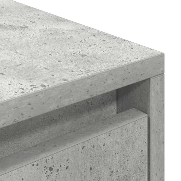 vidaXL TV-bänk betonggrå 188,5x41x50 cm konstruerat trä